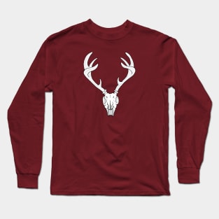 Floating Deer Skull Long Sleeve T-Shirt